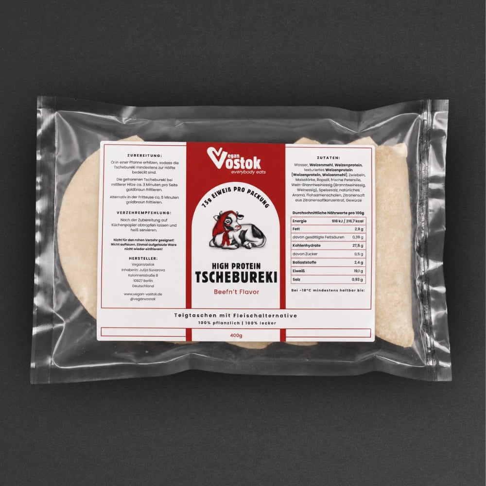 Vegane Tschebureki - Beefn´t Flavor (Rindgeschmack)